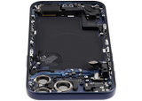 Back Housing W/ Charging Port Flex & Small Parts For iPhone 17 Pro Max (EU / Global Version) (Pull) (Deep Blue)