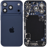 Back Housing W/ Charging Port Flex & Small Parts For iPhone 17 Pro (EU / Global Version) (Pull) (Deep Blue)