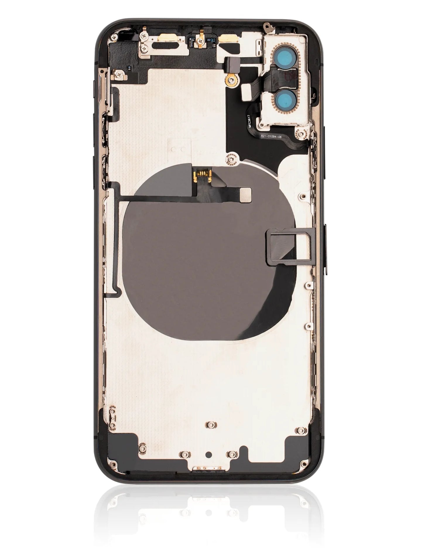 Back Housing W/ Small Components Pre-Installed For iPhone X (Used OEM) (Pull) (Space Gray)