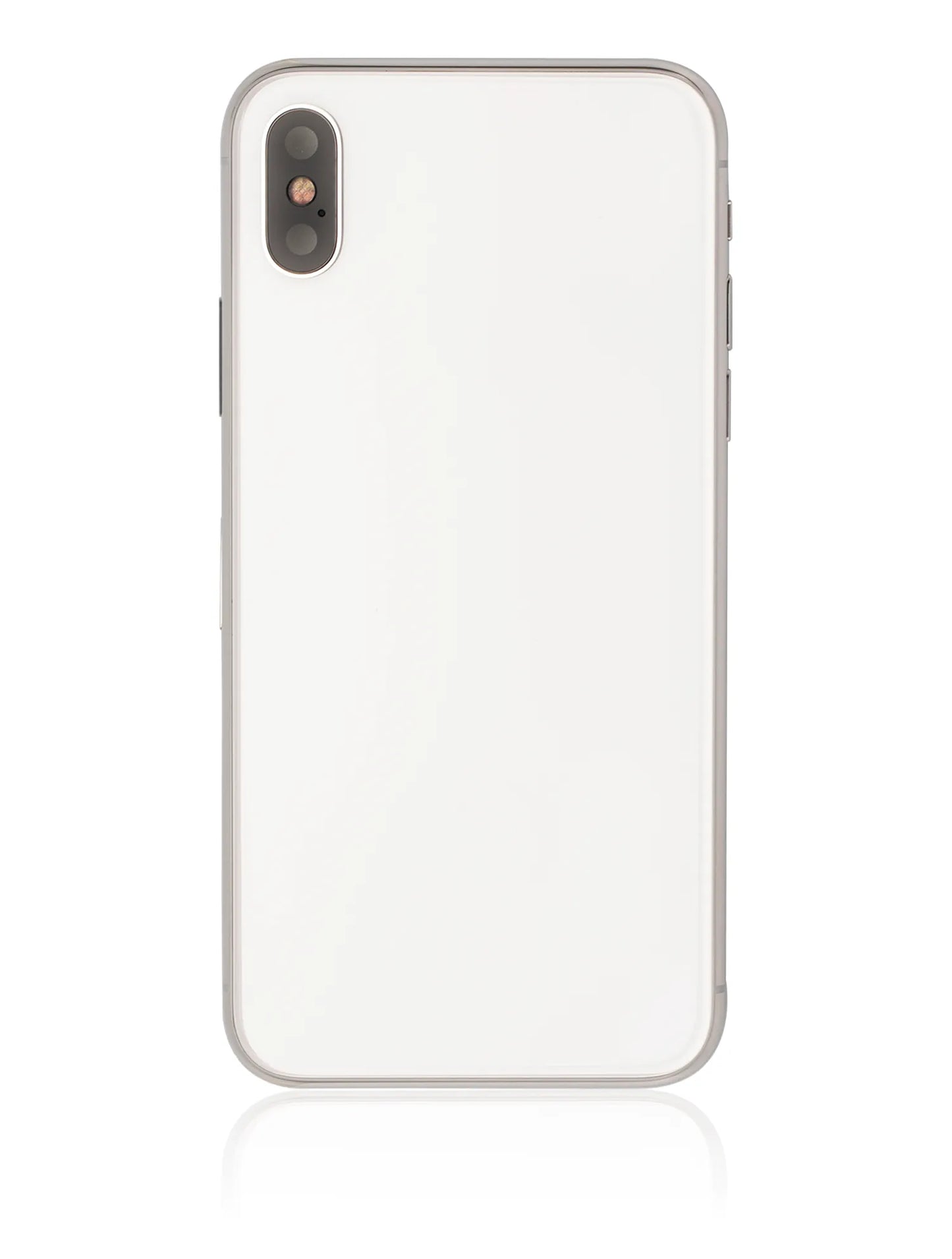 Back Housing W/ Small Components Pre-Installed For iPhone X (Used OEM) (Pull) (Silver)