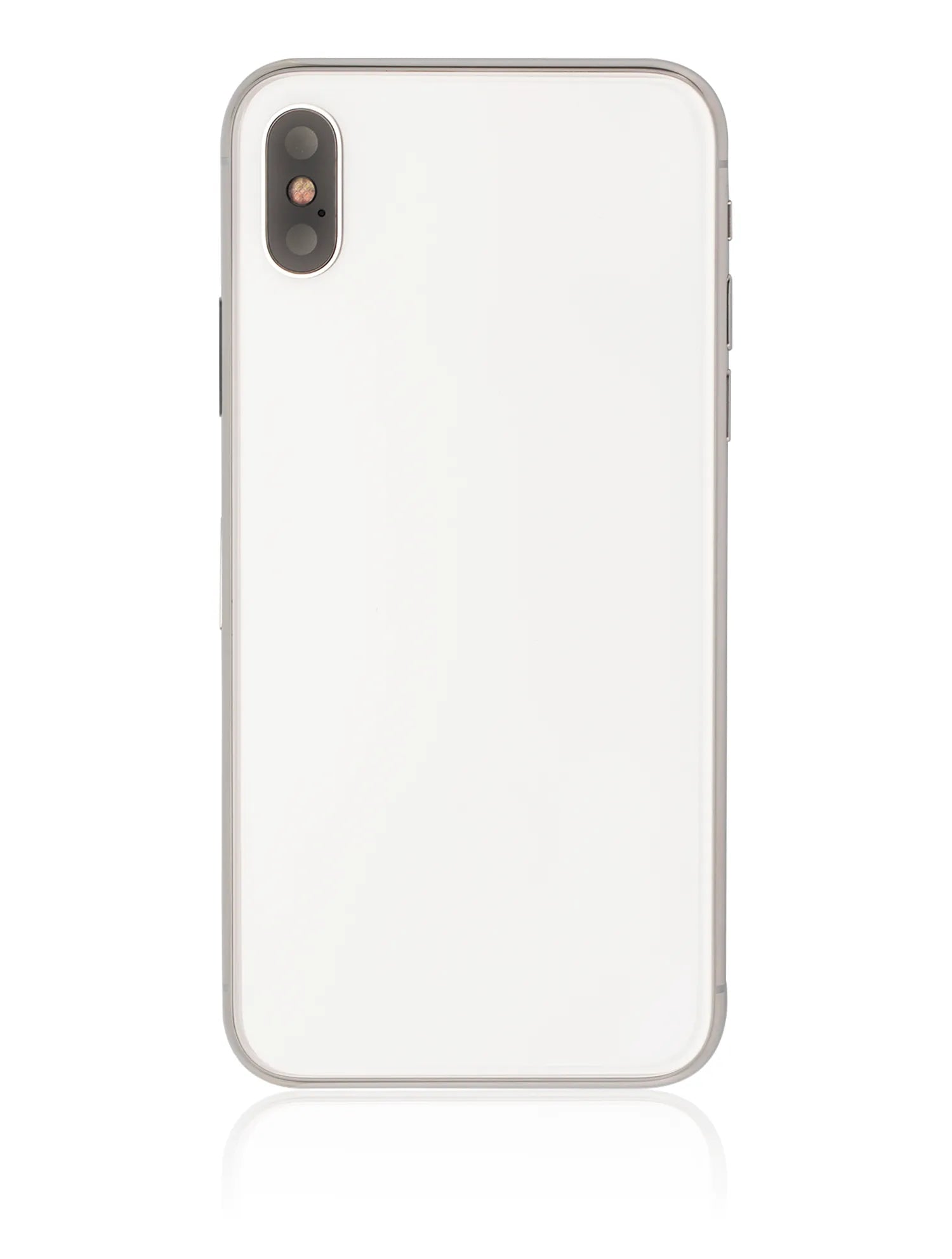 Back Housing W/ Small Components Pre-Installed For iPhone X (Used OEM) (Pull) (Silver)