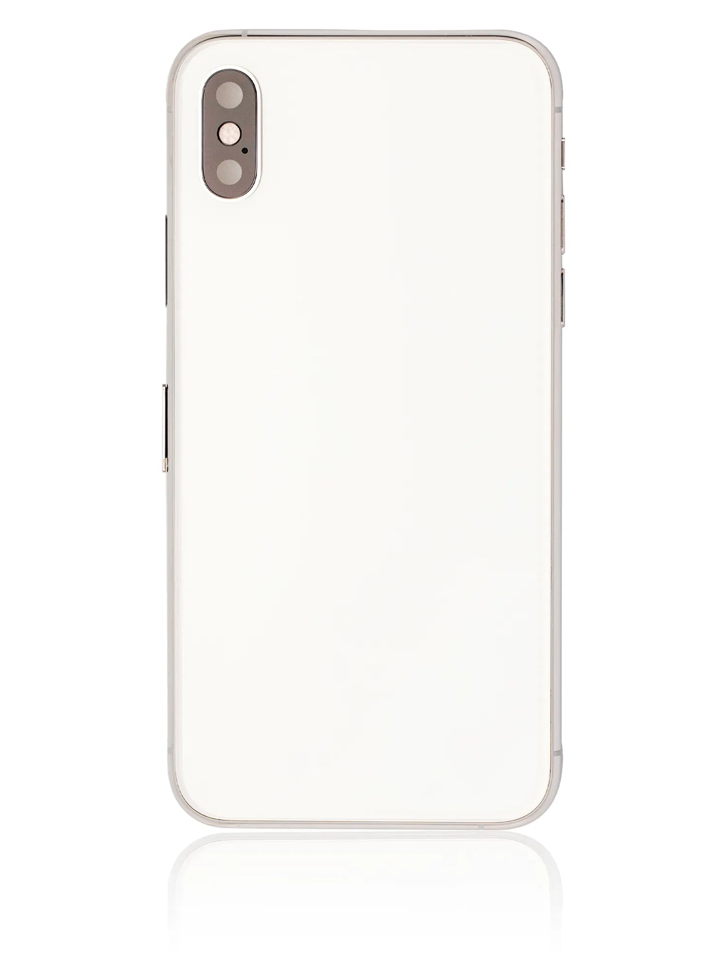 Back Housing W/ Small Components Pre-Installed For iPhone XS (Used OEM) (Pull) (Silver)