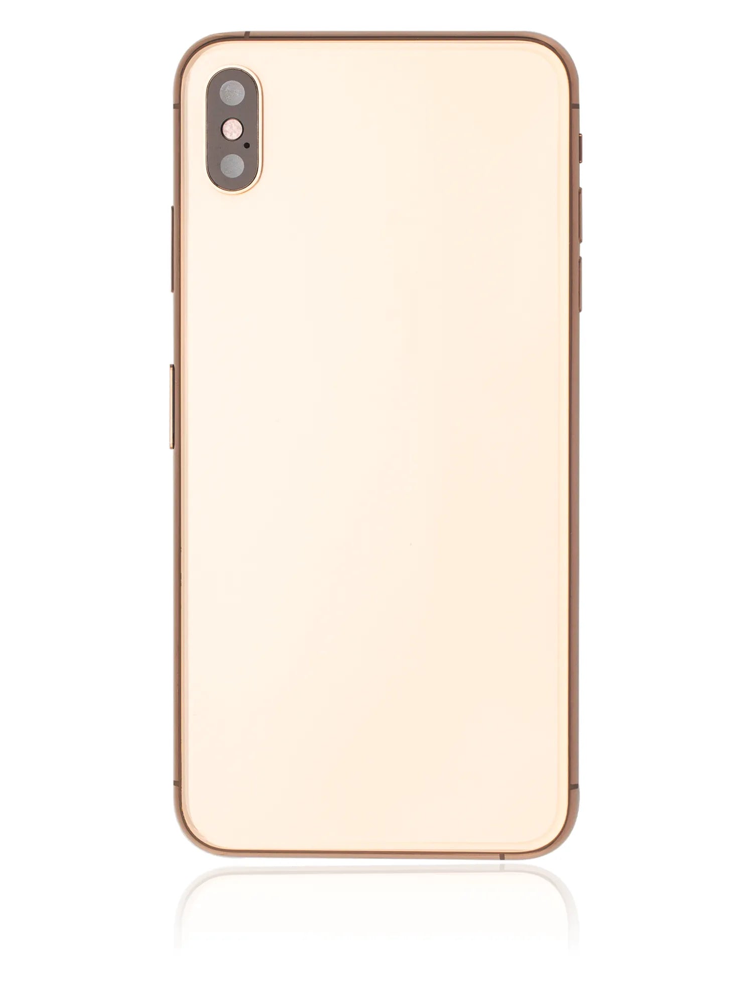 Back Housing W/ Small Components Pre-Installed For iPhone XS Max (Used OEM) (Pull) (Gold)