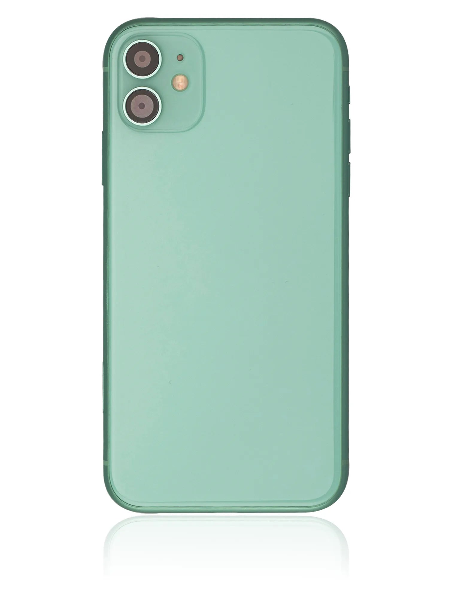 Back Housing W/ Small Components Pre-Installed For iPhone 11 (Used OEM) (Pull) (Green)