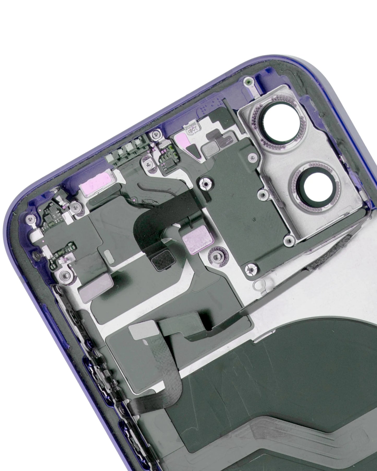 Back Housing W/ Small Parts For iPhone 12 (US Version) (Pull) (Purple)