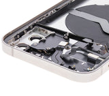 Back Housing W/ Small Parts For iPhone 12 (US Version) (Pull) (White)