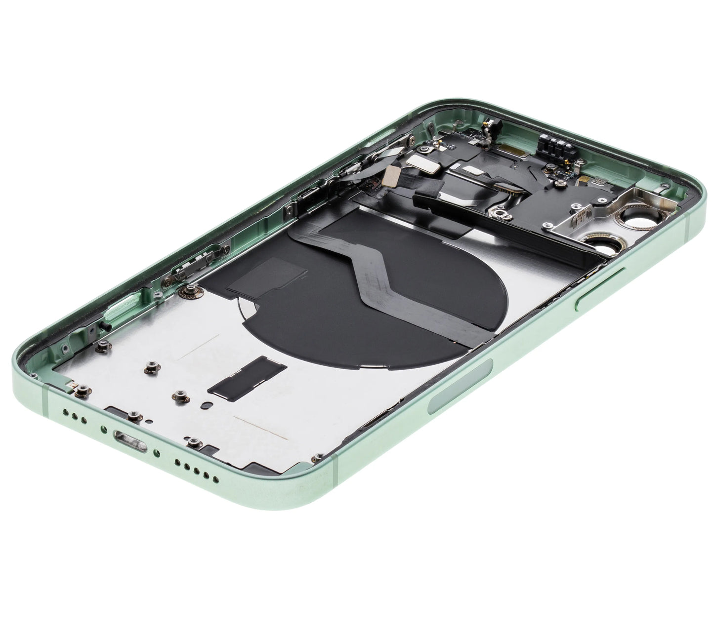 Back Housing W/ Small Parts For iPhone 12 (US Version) (Pull) (Green)