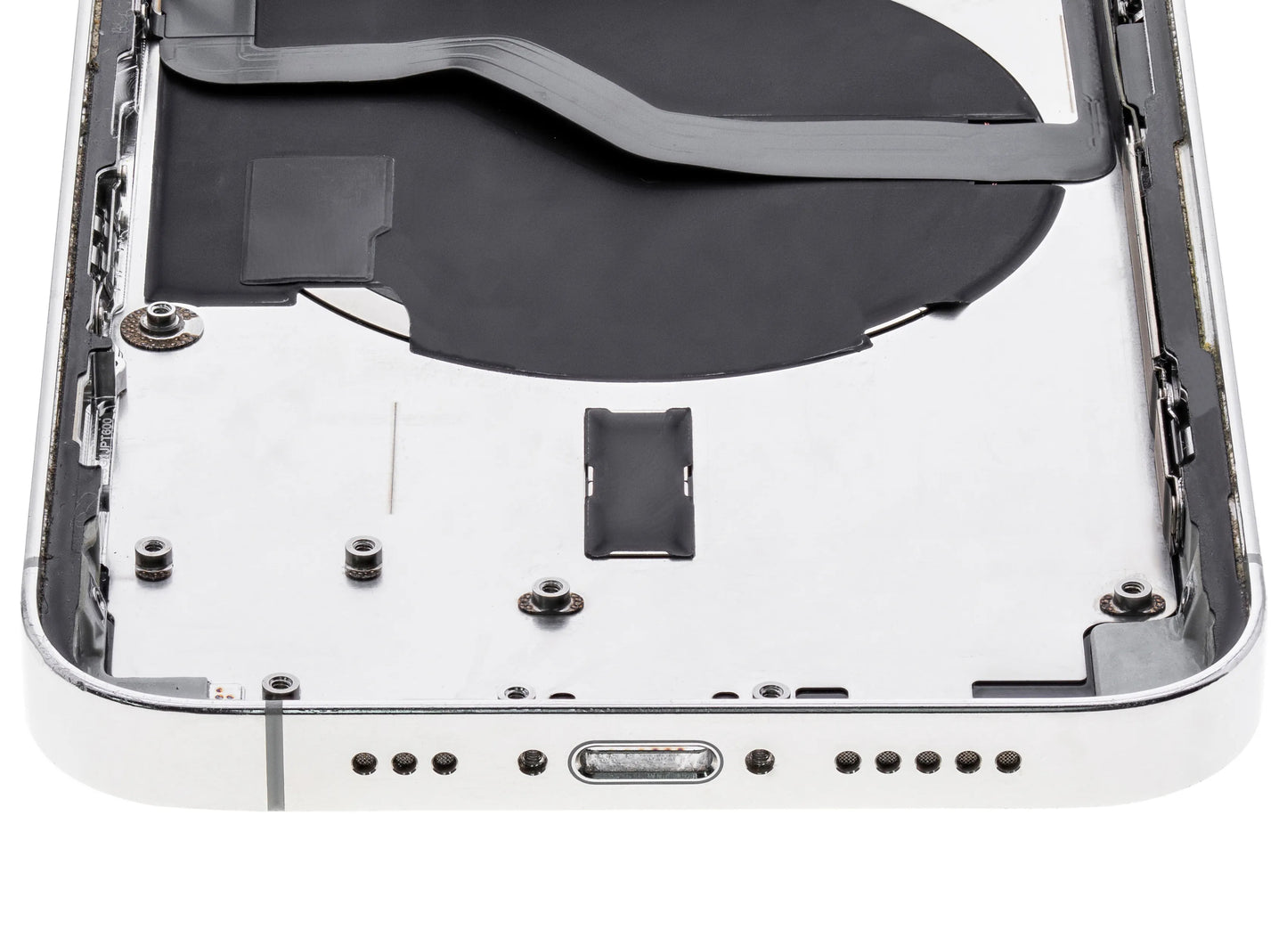 Back Housing W/ Small Parts For iPhone 12 Pro (US Version) (Used OEM) (Pull) (Silver)