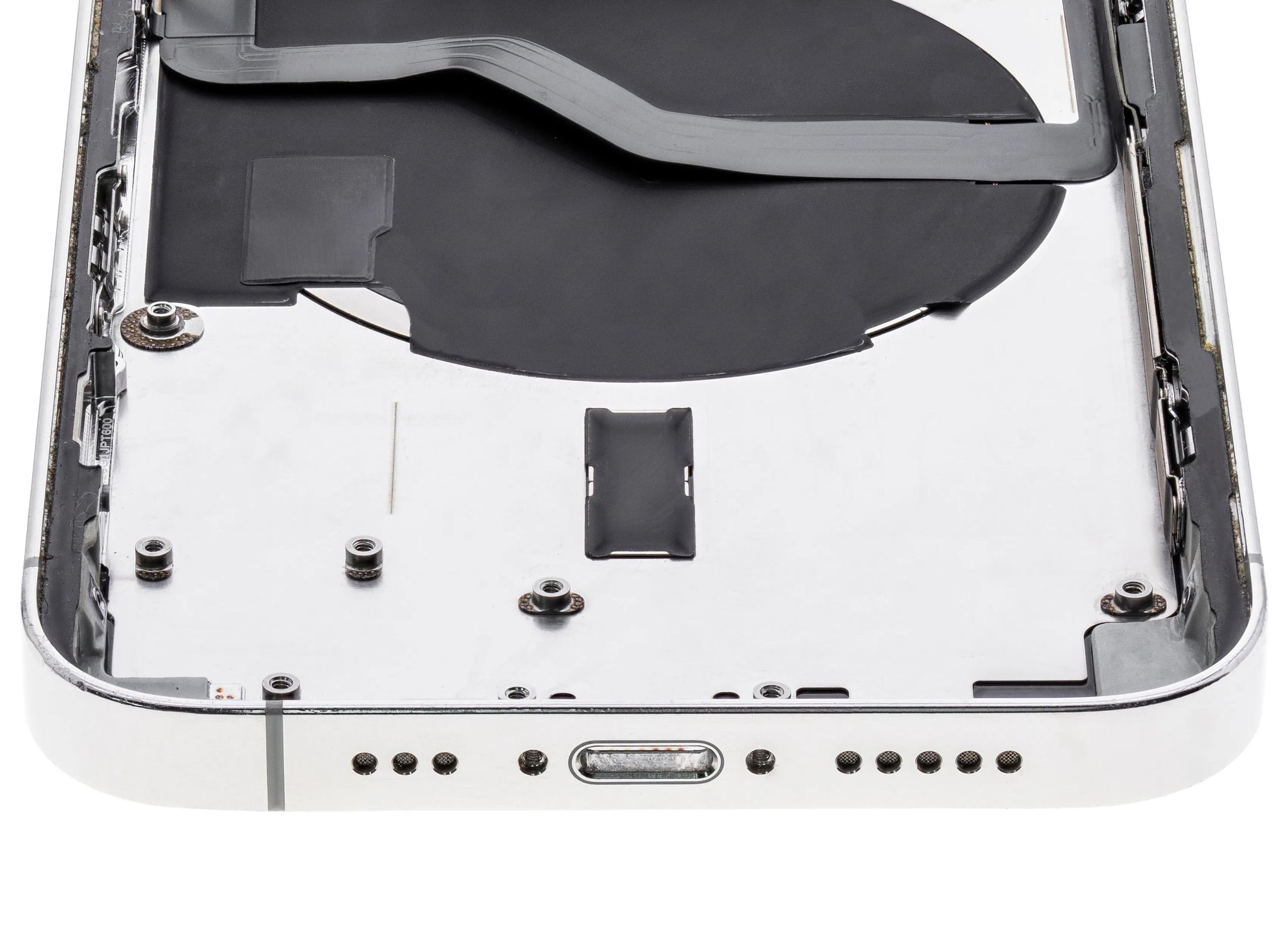 Back Housing W/ Small Parts For iPhone 12 Pro (US Version) (Used OEM) (Pull) (Silver)