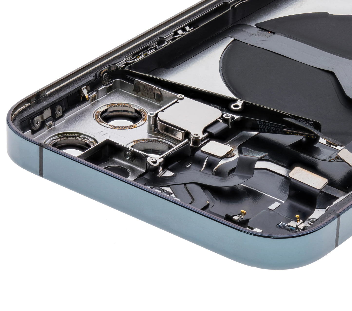 Back Housing W/ Small Parts For iPhone 12 Pro (EU / Global Version) (Pull) (Pacific Blue)