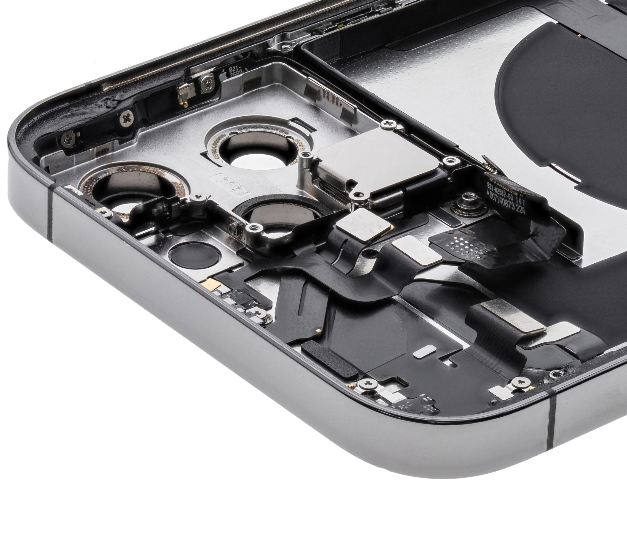 Back Housing W/ Small Parts For iPhone 12 Pro Max (EU / Global Version) (Pull) (Graphite)