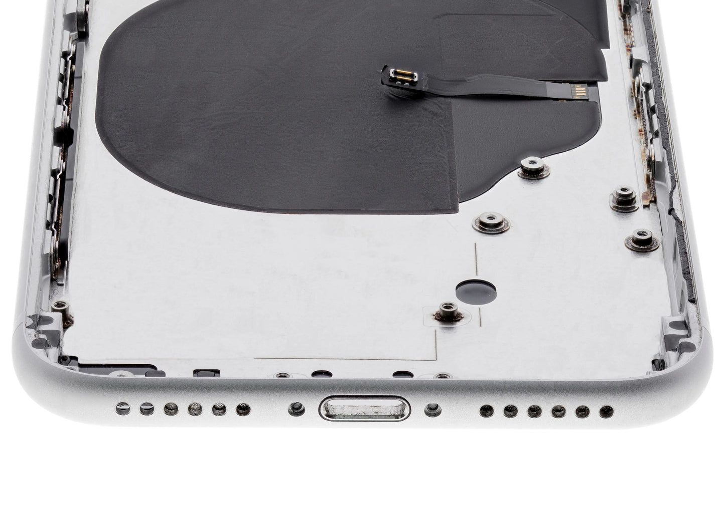 Back Housing W/ Small Components Pre-Installed For iPhone SE (2020) (Used OEM) (Pull) (White)