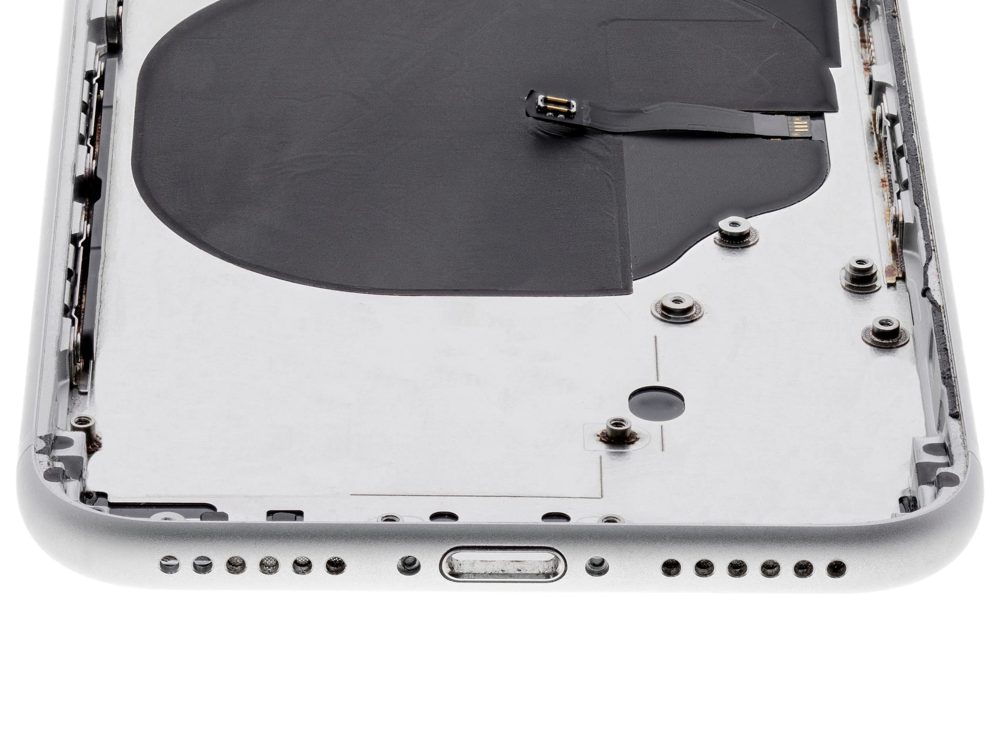 Back Housing W/ Small Components Pre-Installed For iPhone SE (2020) (Used OEM) (Pull) (White)