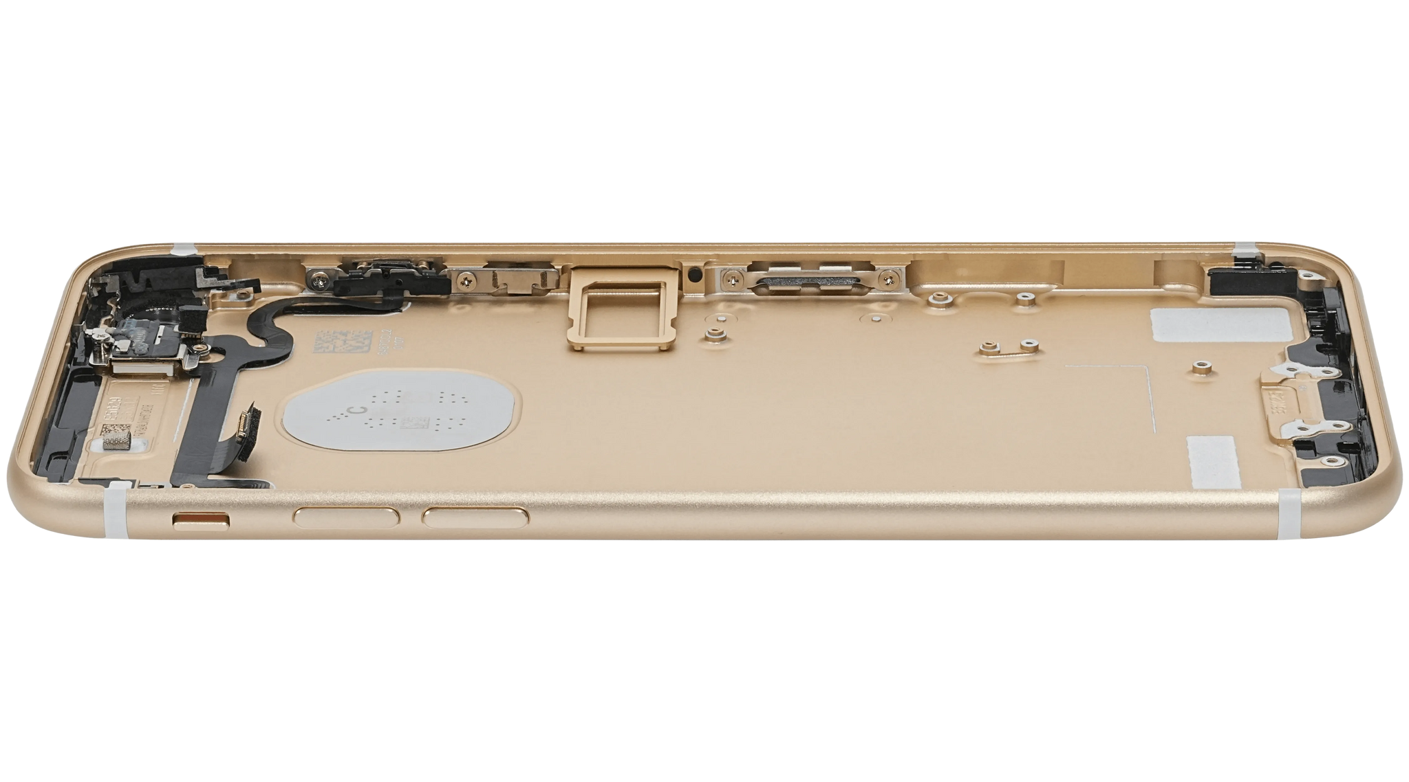 Back Housing W/ Small Components Pre-Installed For iPhone 7 (Pull) (Gold)