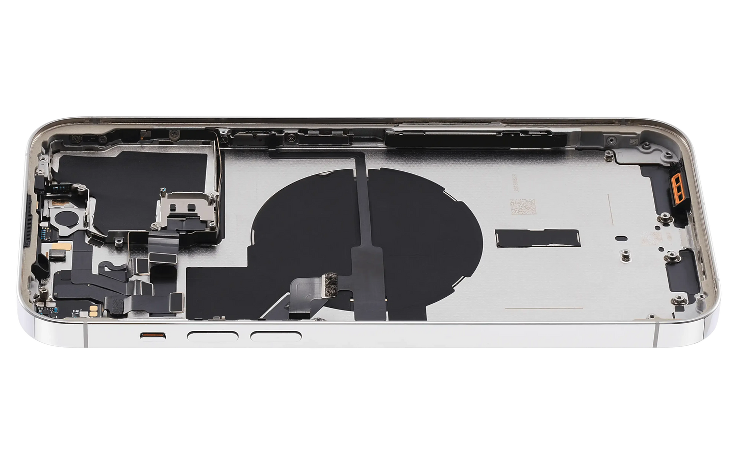 Back Housing W/ Small Parts For iPhone 14 Pro Max (US Version) (Pull) (Silver)