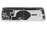 Back Housing W/ Small Parts For iPhone 14 Pro Max (US Version) (Pull) (Silver)