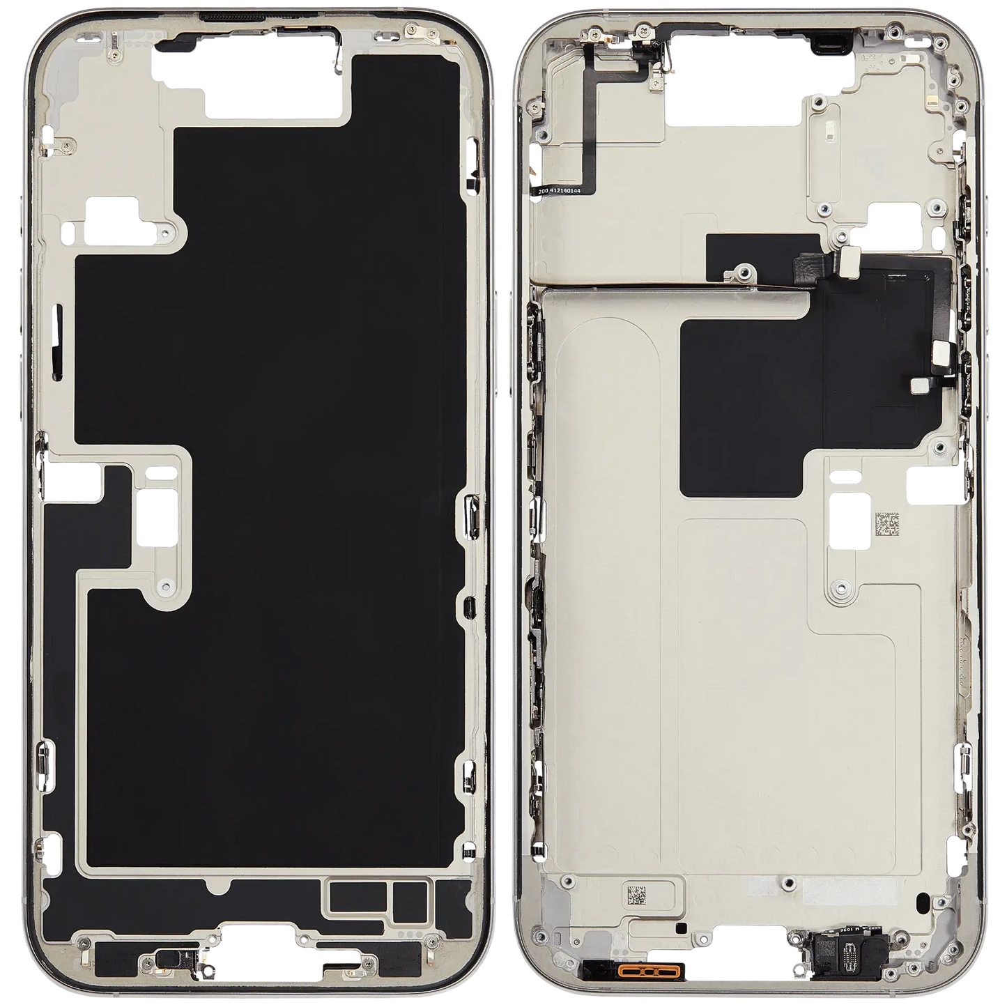 Mid-Frame Housing W/ Small Parts For iPhone 16 Pro Max (EU / Global Version) (Pull) (White Titanium)