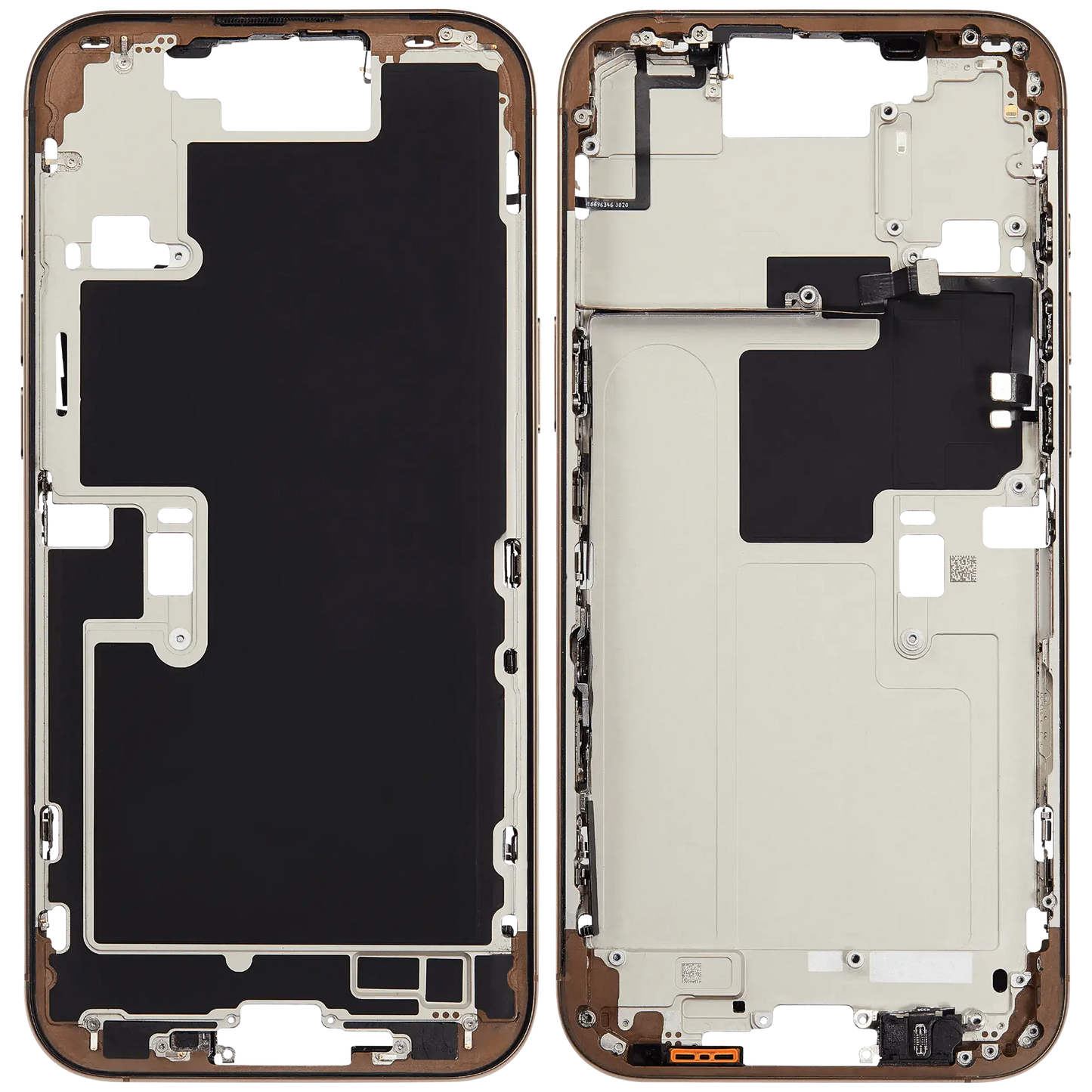Mid-Frame Housing W/ Small Parts For iPhone 16 Pro Max (EU / Global Version) (Pull) (Desert Titanium)