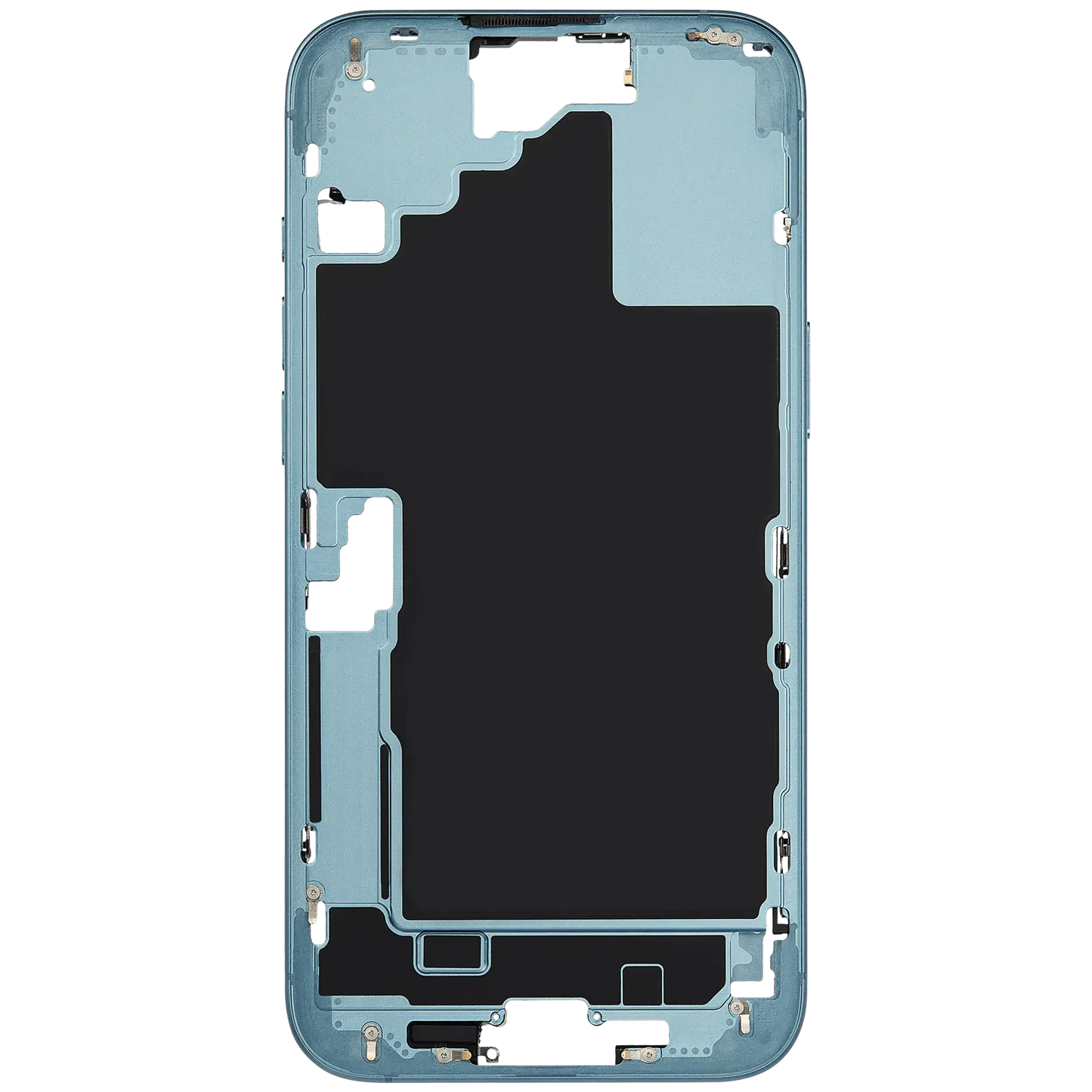Mid-Frame Housing W/ Small Parts For iPhone 16 Plus (EU / Global Version) (Pull) (Teal)
