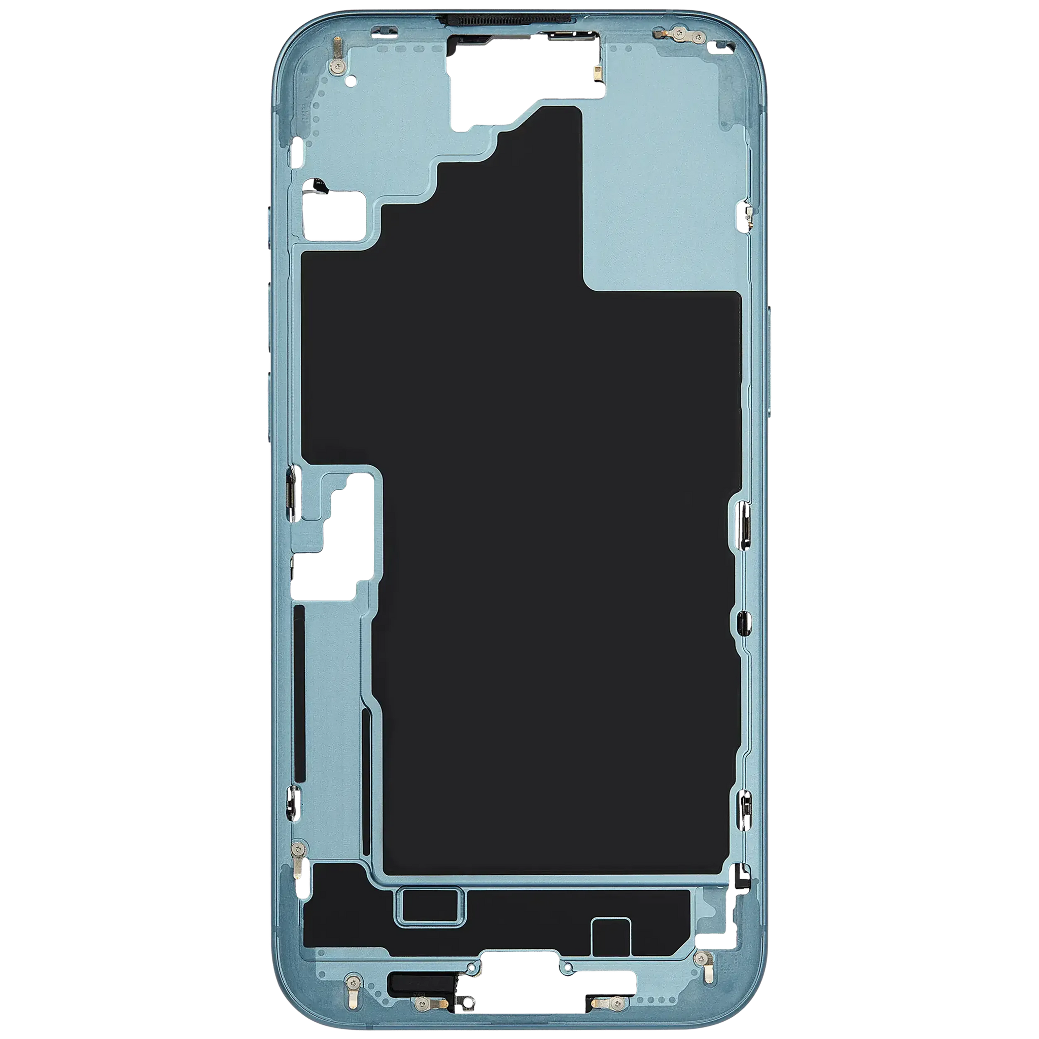 Mid-Frame Housing W/ Small Parts For iPhone 16 Plus (EU / Global Version) (Pull) (Teal)