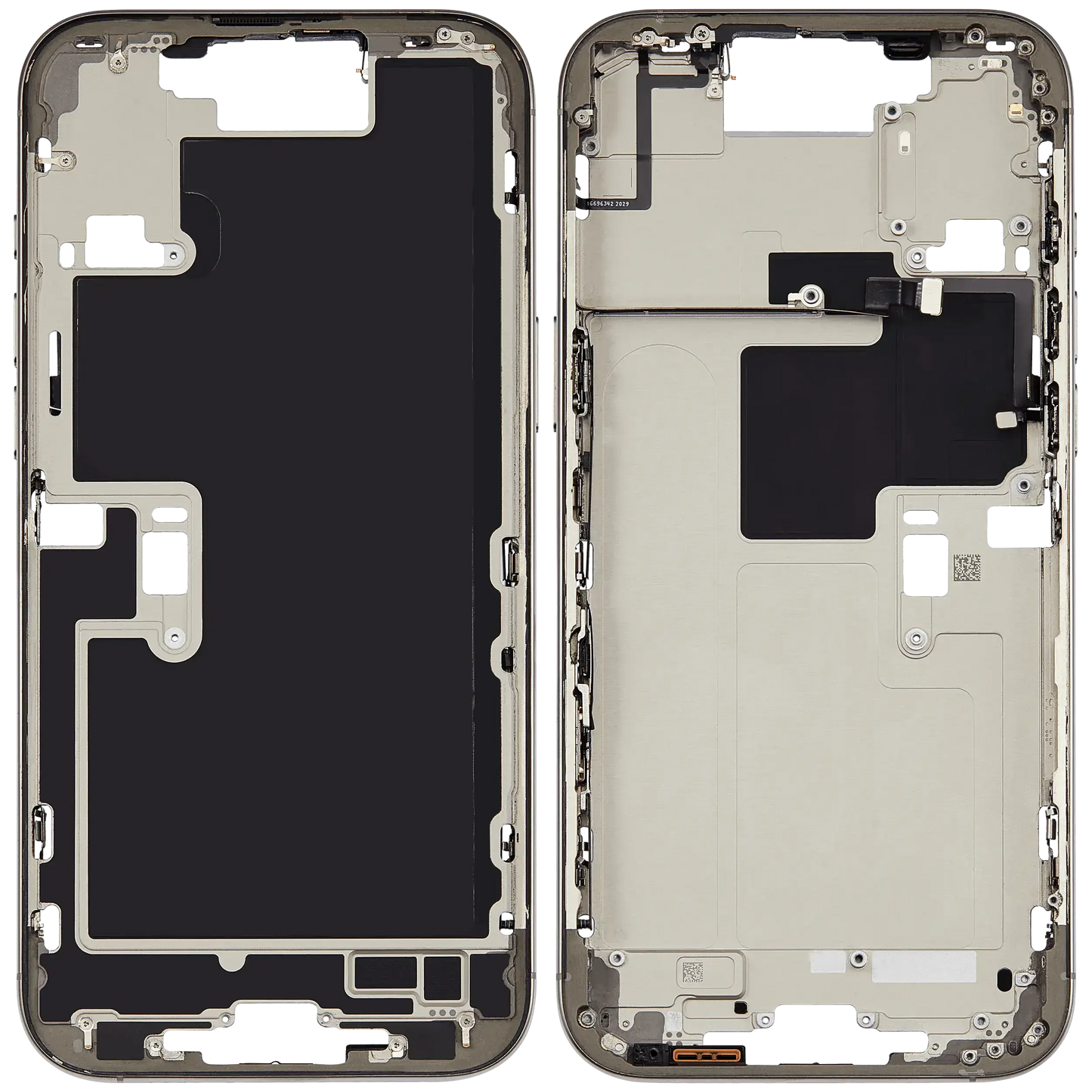 Mid-Frame Housing W/ Small Parts For iPhone 16 Pro Max (US Version) (Pull) (Natural Titanium)