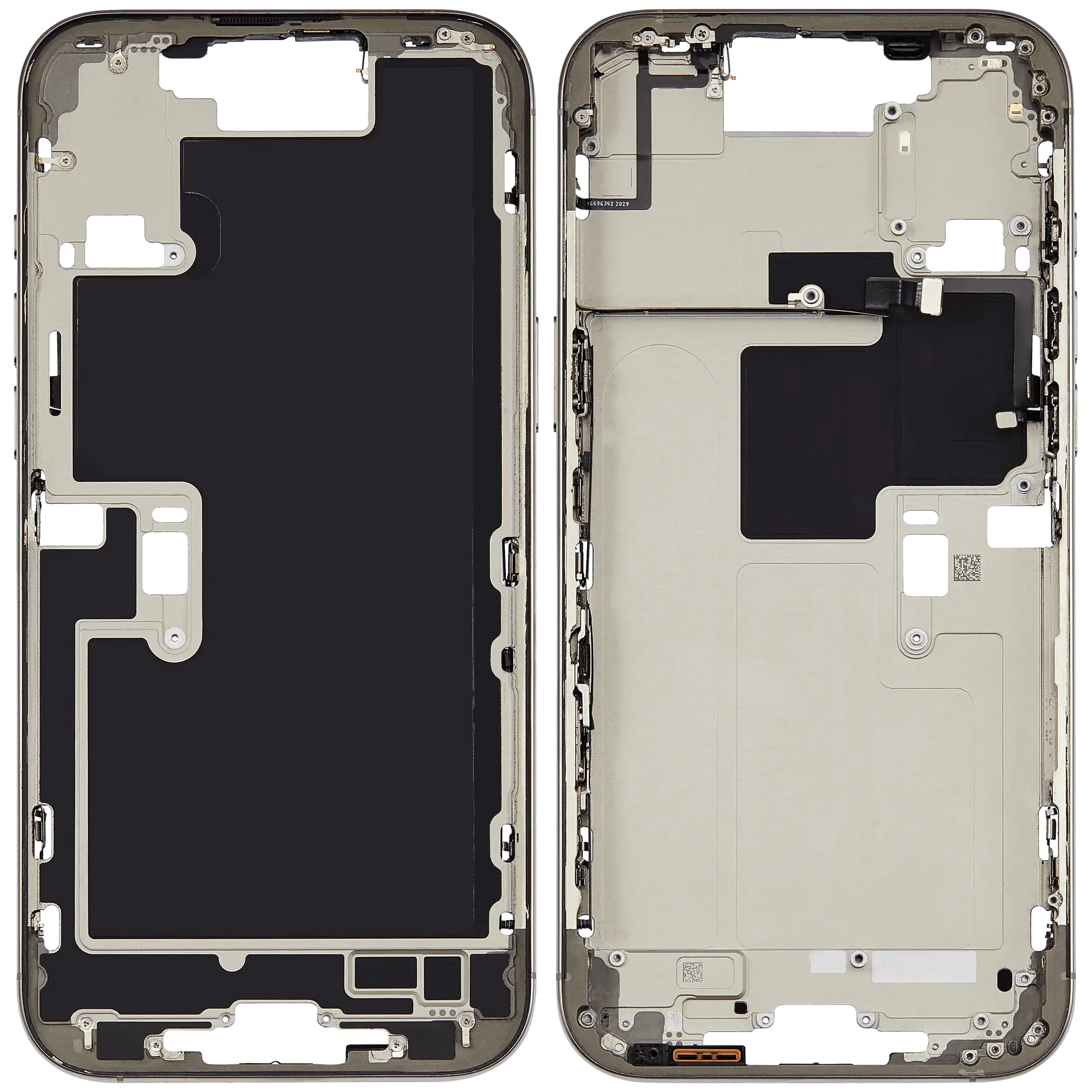 Mid-Frame Housing W/ Small Parts For iPhone 16 Pro Max (US Version) (Pull) (Natural Titanium)