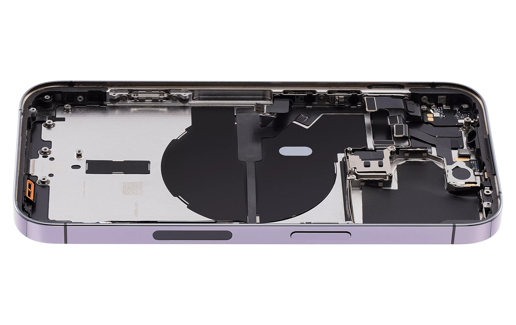 Back Housing W/ Small Parts For iPhone 14 Pro (US Version) (Pull) (Deep Purple)