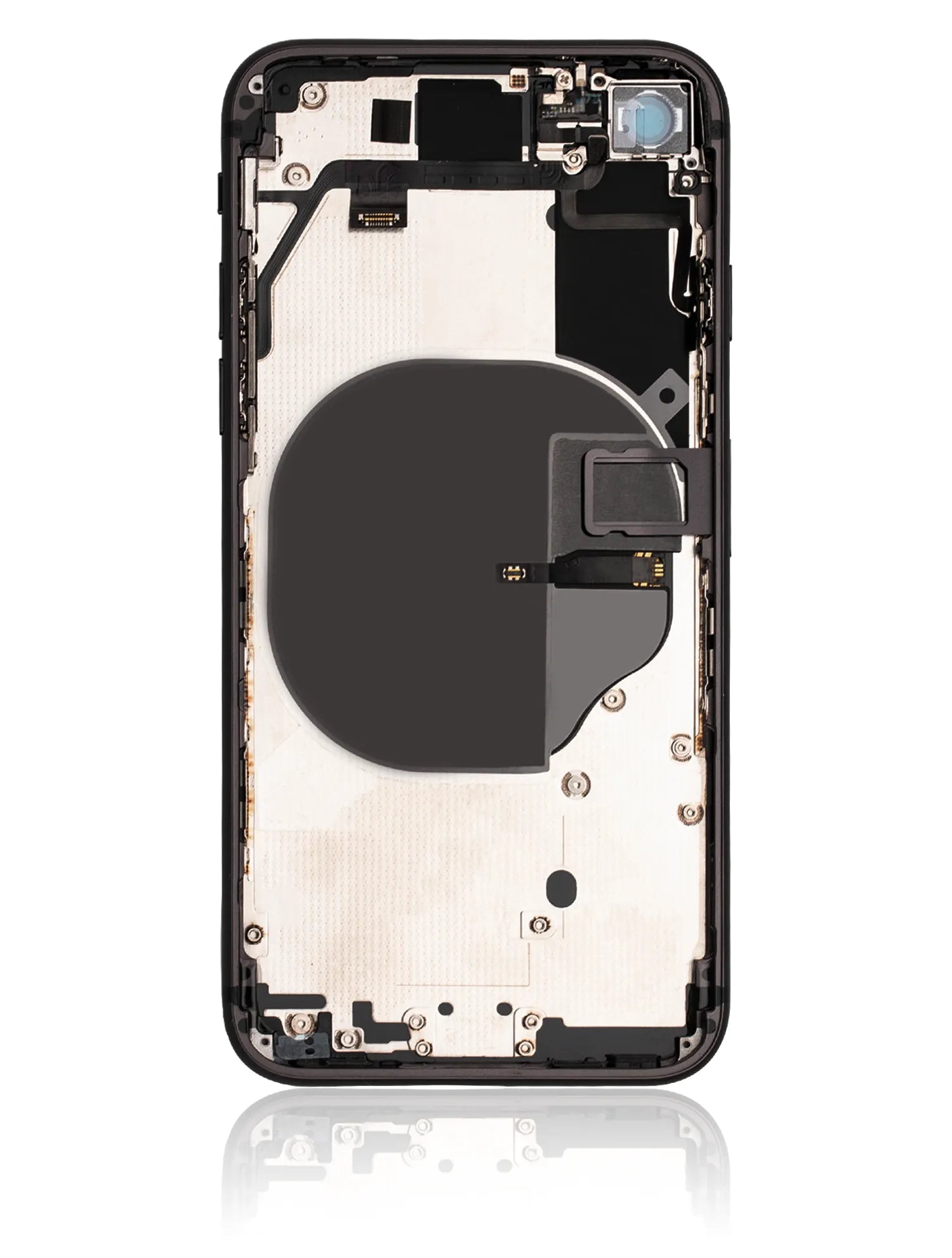 Back Housing W/ Small Components Pre-Installed For iPhone 8 (Pull) (Space Gray