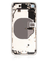 Back Housing W/ Small Components Pre-Installed For iPhone 8 (Pull) (Silver)