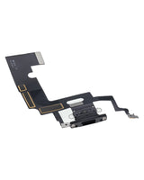 Charging Port Flex Cable For iPhone XR (Pull) (Black)
