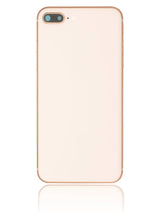Back Housing W/ Small Components Pre-Installed For iPhone 8 Plus (Used OEM) (Pull) (Gold)