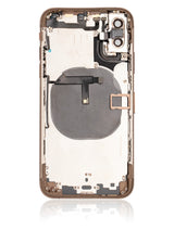 Back Housing W/ Small Components Pre-Installed For iPhone XS (Used OEM) (Pull) (Gold)
