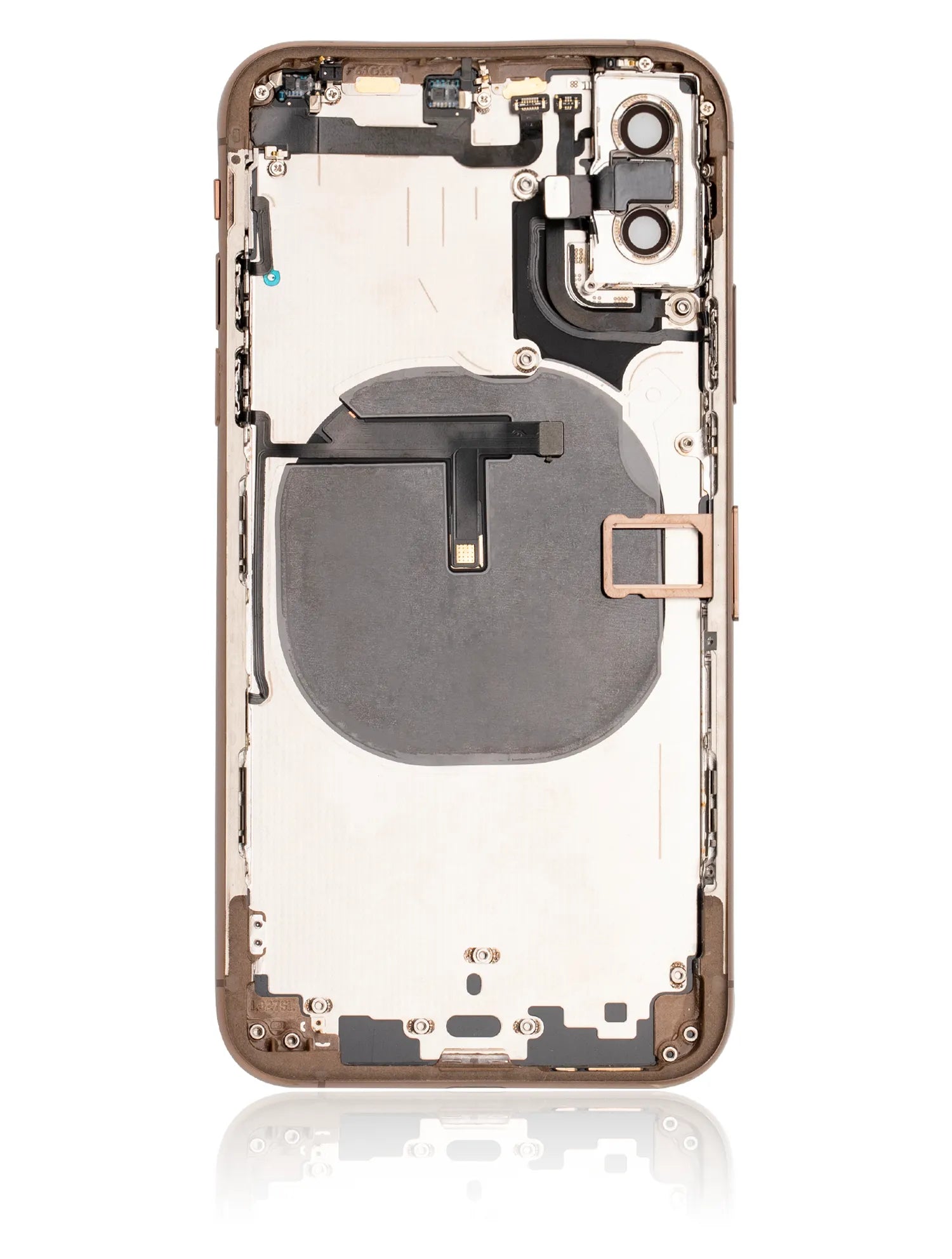 Back Housing W/ Small Components Pre-Installed For iPhone XS (Used OEM) (Pull) (Gold)