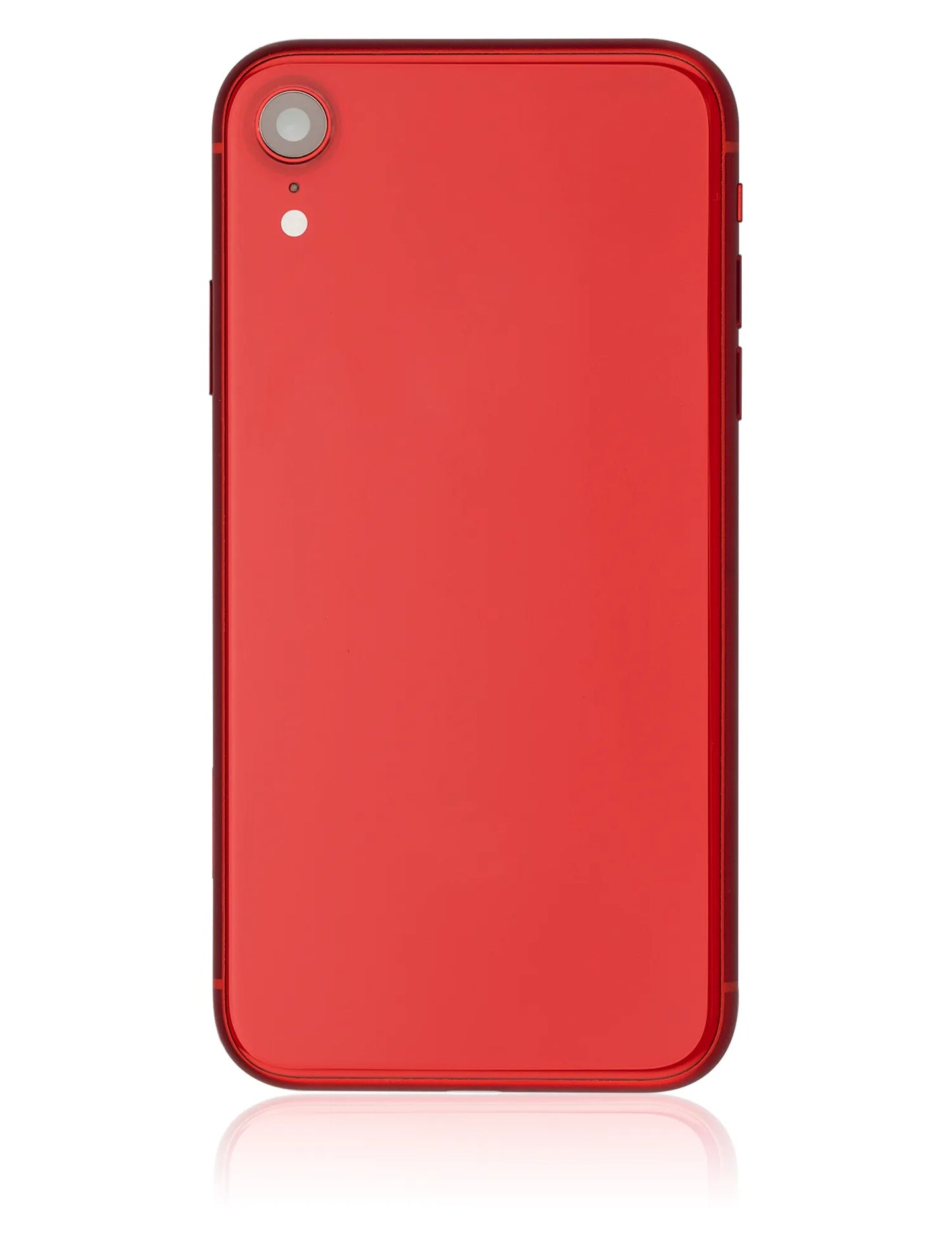 Back Housing W/ Small Components Pre-Installed For iPhone XR (Used OEM) (Pull) (Red)