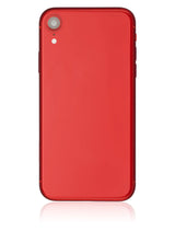 Back Housing W/ Small Components Pre-Installed For iPhone XR (Used OEM) (Pull) (Red)