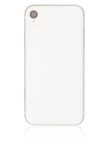 Back Housing W/ Small Components Pre-Installed For iPhone XR (Used OEM) (Pull) (White)
