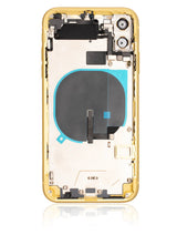 Back Housing W/ Small Components Pre-Installed For iPhone 11 (Used OEM) (Pull) (Yellow)