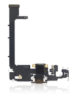 Charging Port Flex Cable With Board For iPhone 11 Pro Max (Used OEM) (Pull) (Gold)