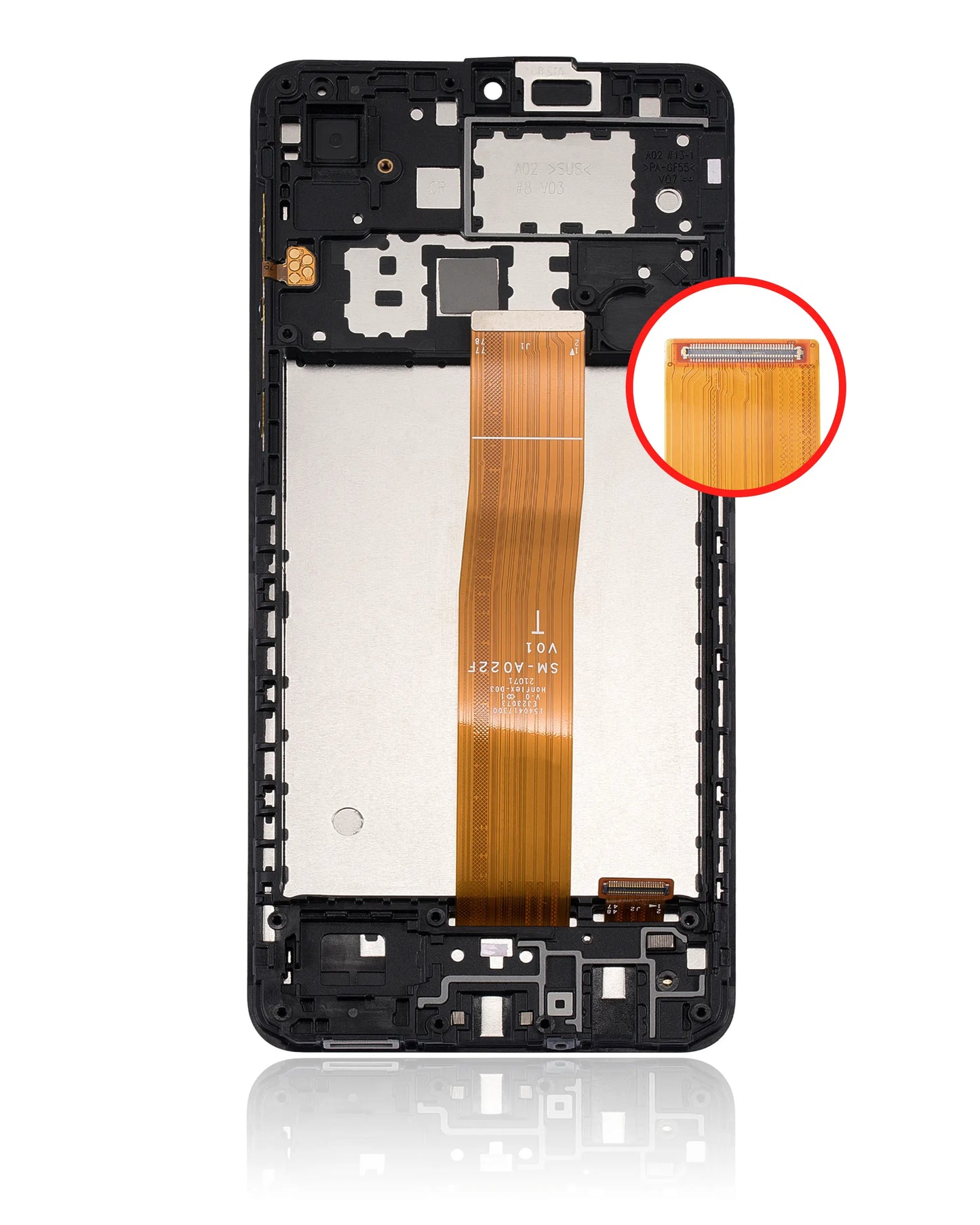 LCD Assembly With Frame For Samsung Galaxy A02 (A022F / 2020) (Refurbished) (All Colors)