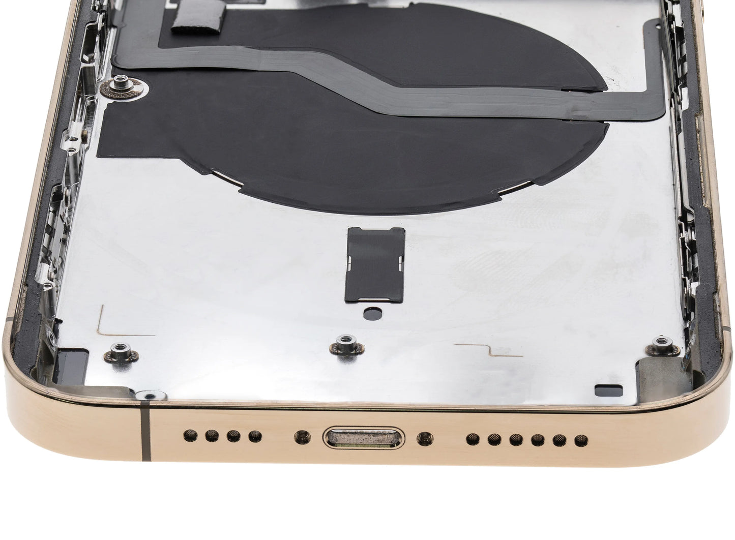 Back Housing W/ Small Parts For iPhone 12 Pro Max (EU / Global Version) (Pull) (Gold)