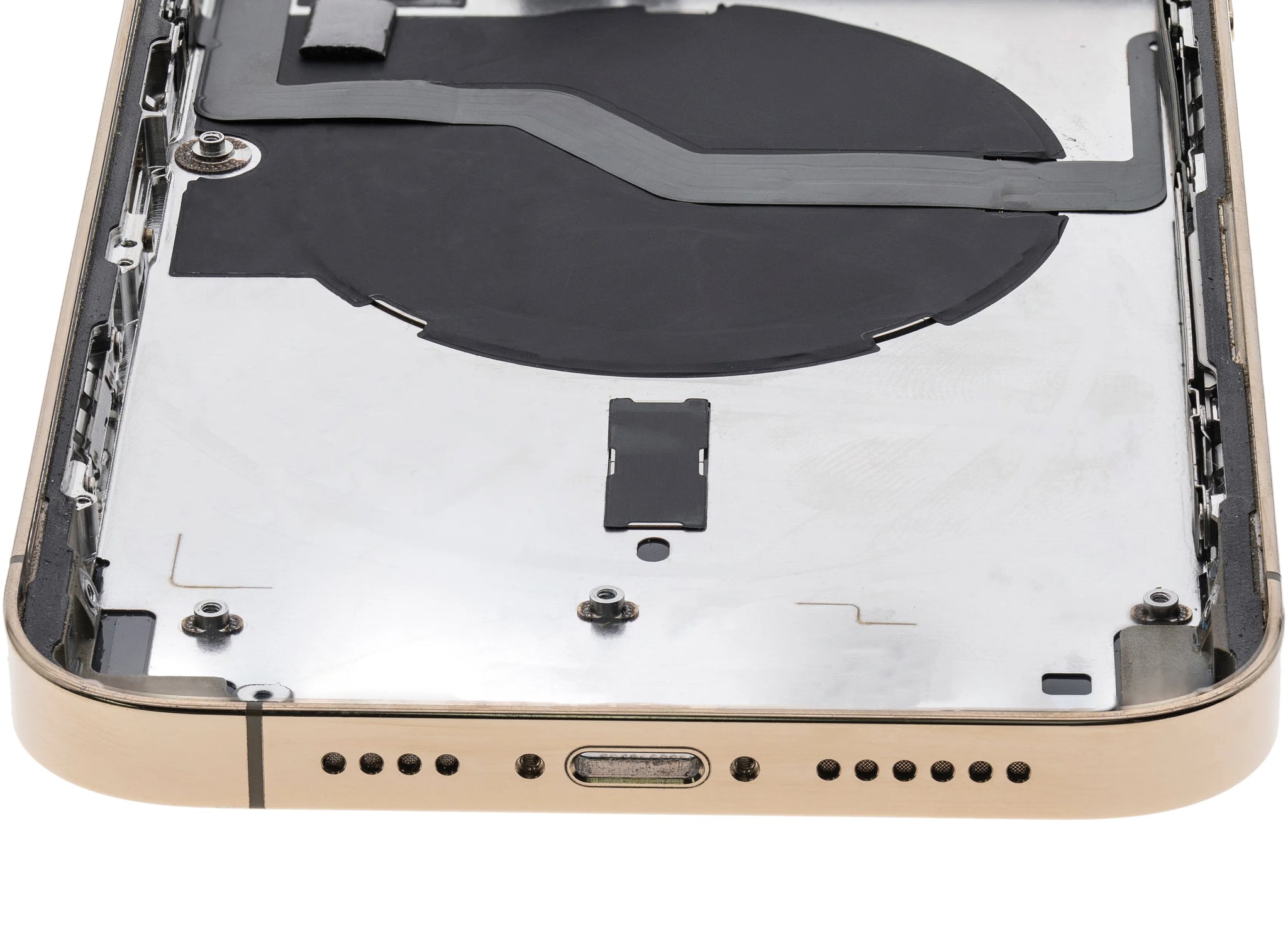 Back Housing W/ Small Parts For iPhone 12 Pro Max (EU / Global Version) (Pull) (Gold)