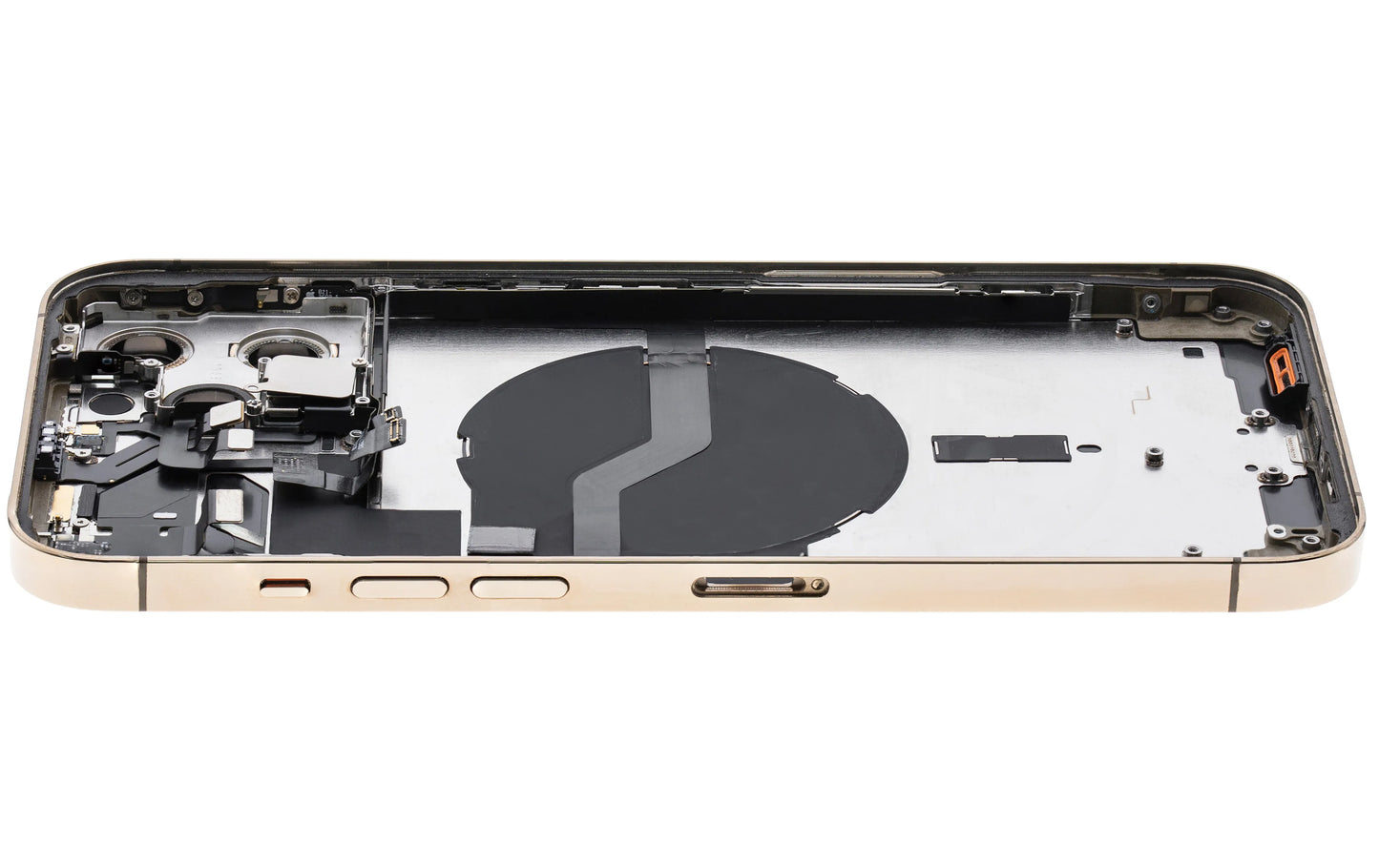 Back Housing W/ Small Parts For iPhone 12 Pro Max (US Version) (Pull) (Gold)