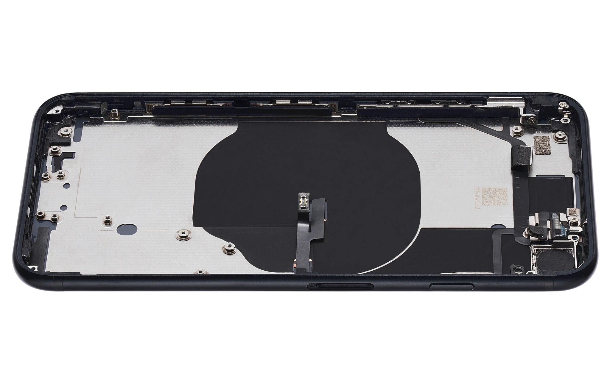Back Housing W/ Small Components Pre-Installed For iPhone SE (2022) (Pull) (Midnight)