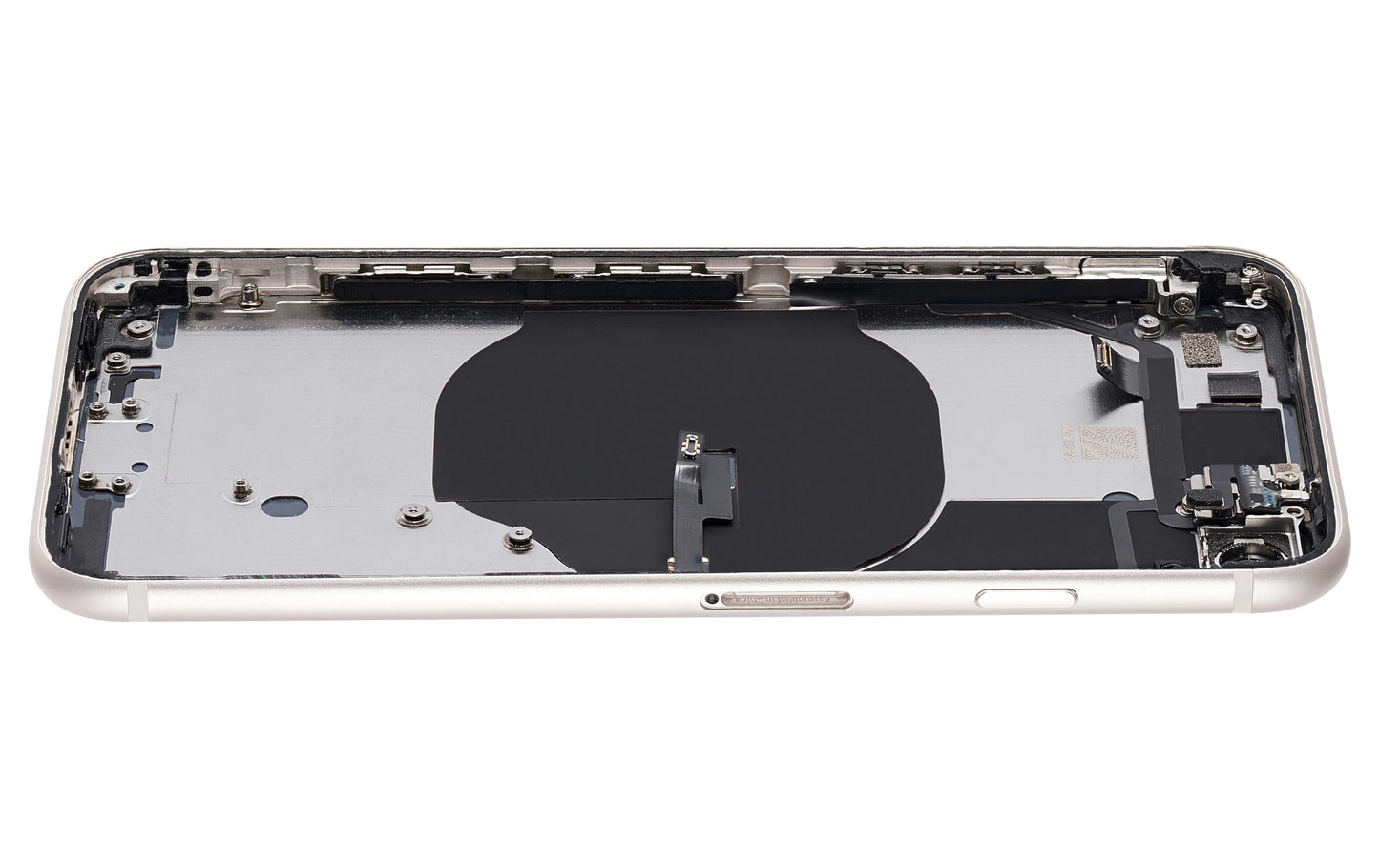 Back Housing W/ Small Components Pre-Installed For iPhone SE (2022) (Pull) (Starlight)