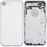 Back Housing W/ Small Components Pre-Installed For iPhone 7 (Pull) (Silver)