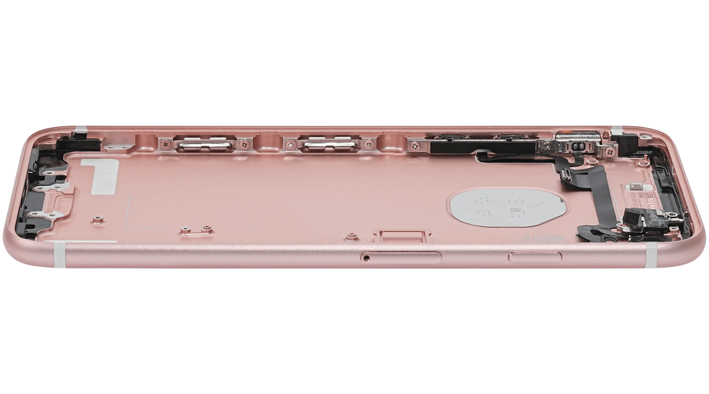Back Housing W/ Small Components Pre-Installed For iPhone 7 (Pull) (Rose Gold)