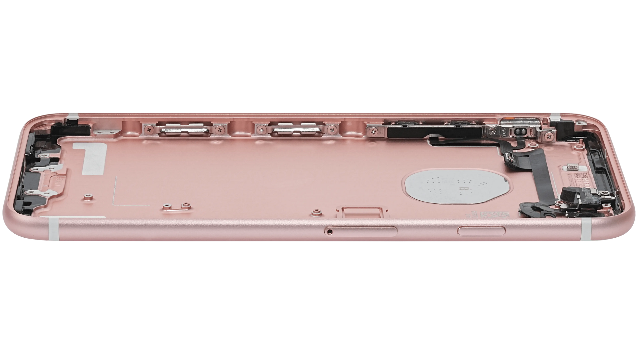 Back Housing W/ Small Components Pre-Installed For iPhone 7 (Pull) (Rose Gold)