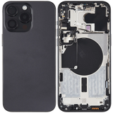 Back Housing W/ Small Parts For iPhone 15 Pro Max (US Version) (Pull) (Black Titanium)