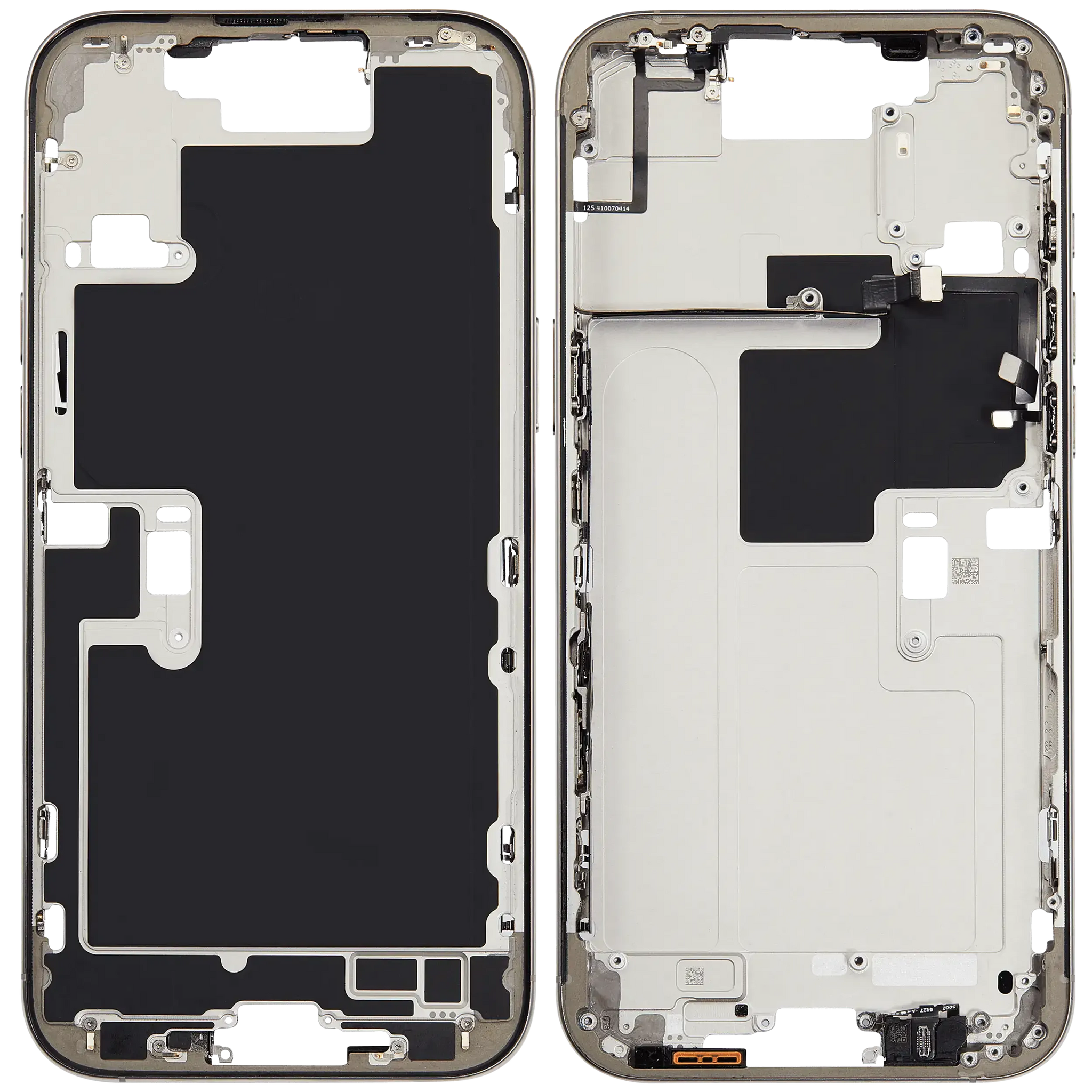 Mid-Frame Housing W/ Small Parts For iPhone 16 Pro Max (EU / Global Version) (Pull) (Natural Titanium)