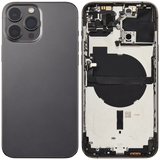 Back Housing W/ Small Parts For iPhone 13 Pro Max (EU / Global Version) (Used OEM) (Pull) (Graphite)